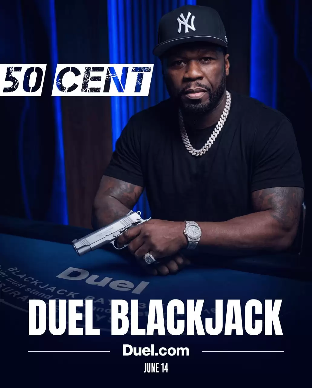50 Cent on Duel Blackjack Media 0